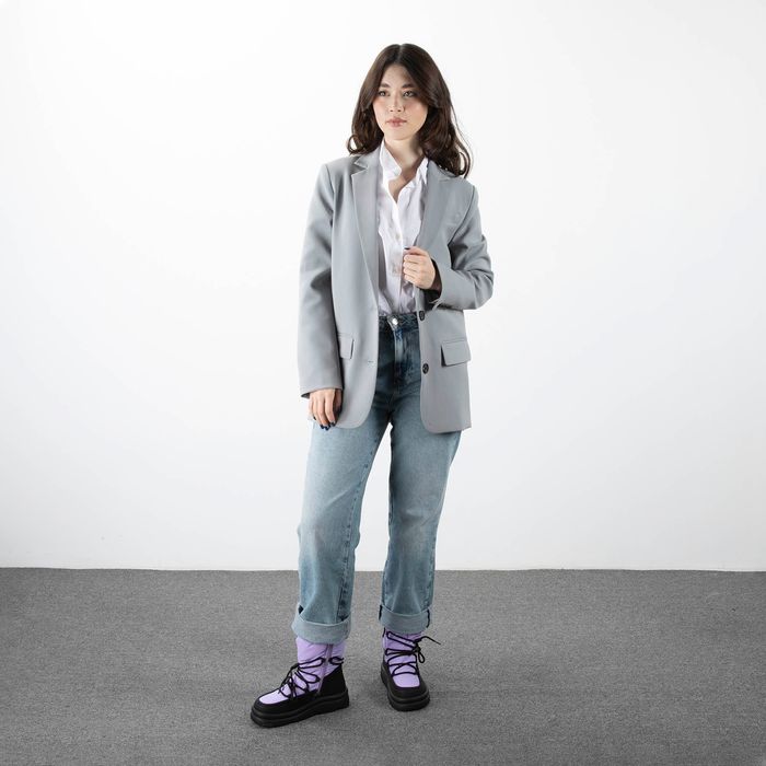 Respect күлгін үрілген аяқ киімі VK11-170411