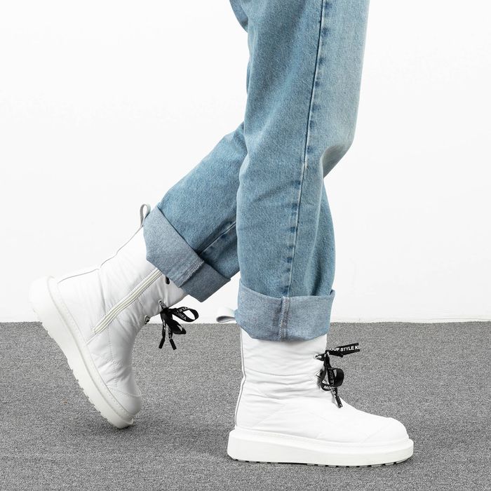 Белые дутыши Respect VS11-168333