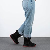 Grunberg қара үрілген аяқ киімі 138568/15-01