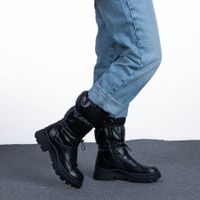 Betsy қара үрілген аяқ киімі 938369/02-01