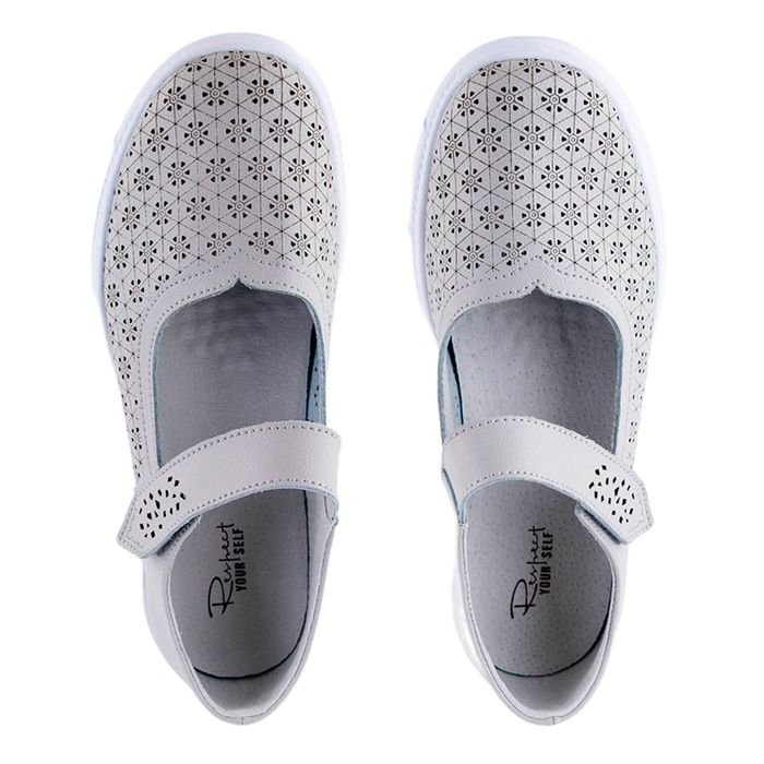 Respect сарғыш тобықта түймелігі бар туфлилері AS003-021