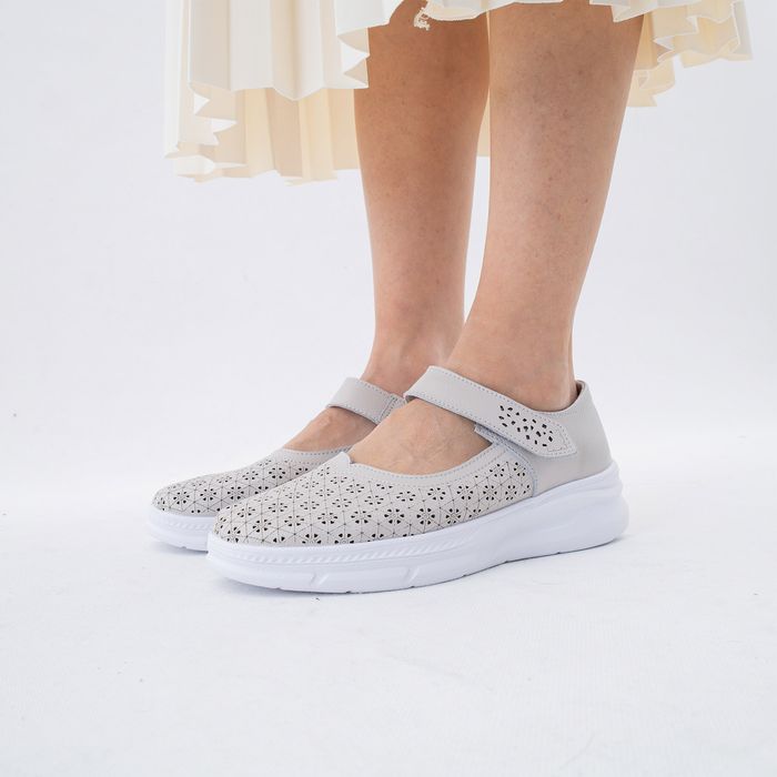 Respect сарғыш тобықта түймелігі бар туфлилері AS003-021