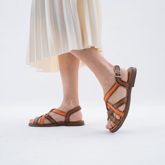 Коричневые сандалии Respect ED015-020