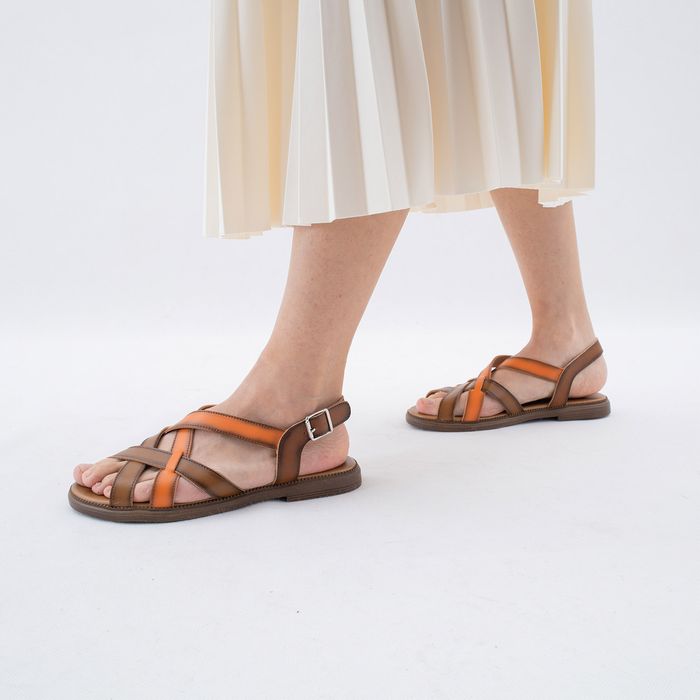 Коричневые сандалии Respect ED015-020