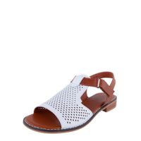 Respect ақ туфлиөкшесі ашық и носком EV009-010