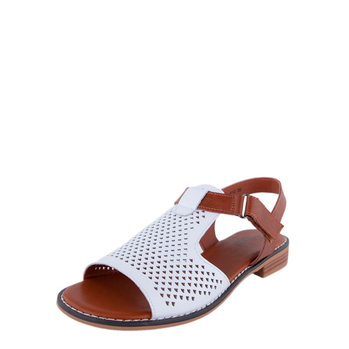 Respect ақ туфлиөкшесі ашық и носком EV009-010