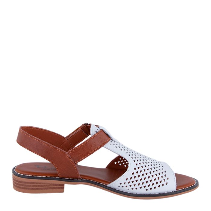 Respect ақ туфлиөкшесі ашық и носком EV009-010