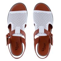 Respect ақ туфлиөкшесі ашық и носком EV009-010