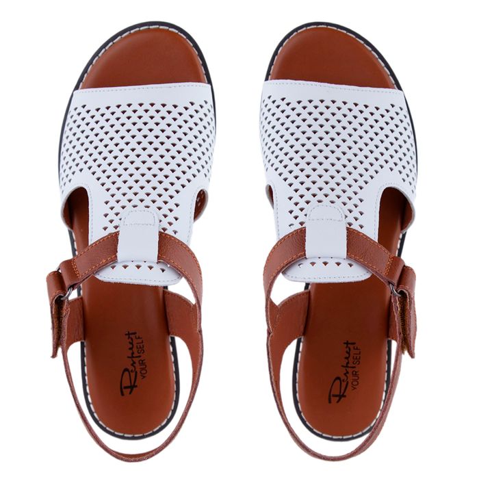 Respect ақ туфлиөкшесі ашық и носком EV009-010