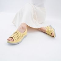 Respect сары туфлиөкшесі ашық и носком FB263-011