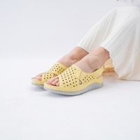 Respect сары туфлиөкшесі ашық и носком FB263-011