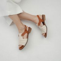 Бежевые сандалии Respect GH069-022