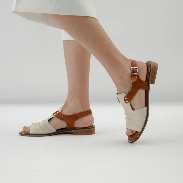 Бежевые сандалии Respect GH069-022