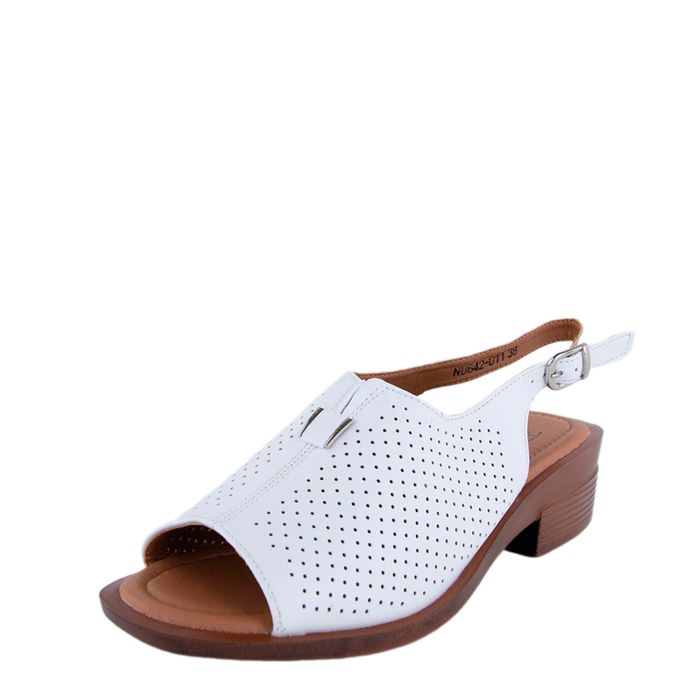 Respect ақ туфлиөкшесі ашық и носком NU642-011