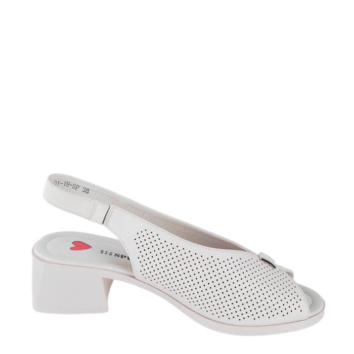 Der Spur ақ туфлиөкшесі ашық и носком MY186_01_19_SP