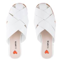 Белые пантолеты на каблуке der Spur MY241_01_06_SK