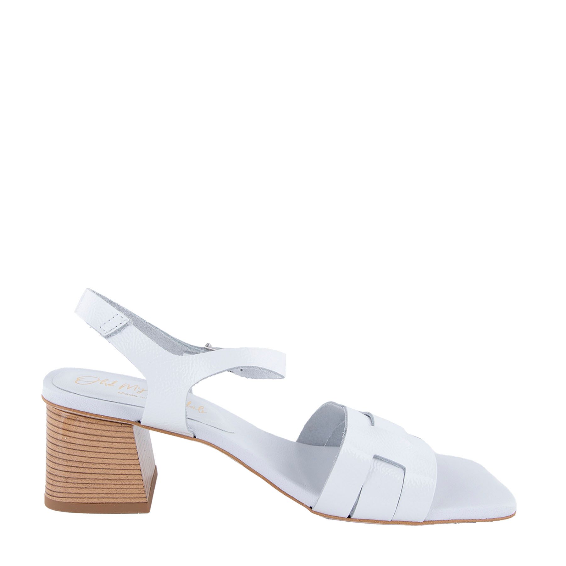 Белые босоножки Oh! My sandals 5360_white
