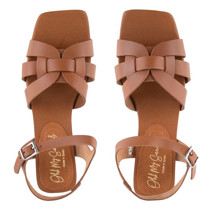 Коричневые босоножки Oh! My sandals 5367_brown