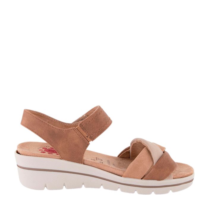 Relife қызғылт-сары сары ашық туфліктері 4717-21701-16-CAMEL