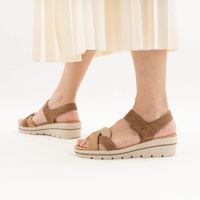 Оранжевые туфли открытые Relife 4717-21701-16-CAMEL