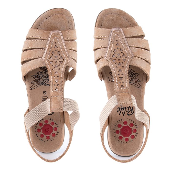 Relife қызғылт-сары сары сандалдары 4717-21703-17