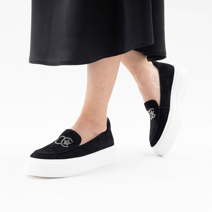 CorsoComo қара лоферлері CC16283-WL