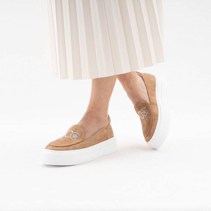 CorsoComo қоңыр лоферлері CC16284-WL