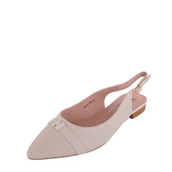 Бежевые туфли с открытой пяткой Deutz