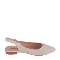 Бежевые туфли с открытой пяткой Deutz DE16713-WL