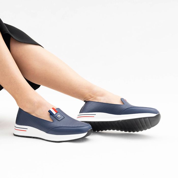 Deutz көк лоферлері DE16804-WB