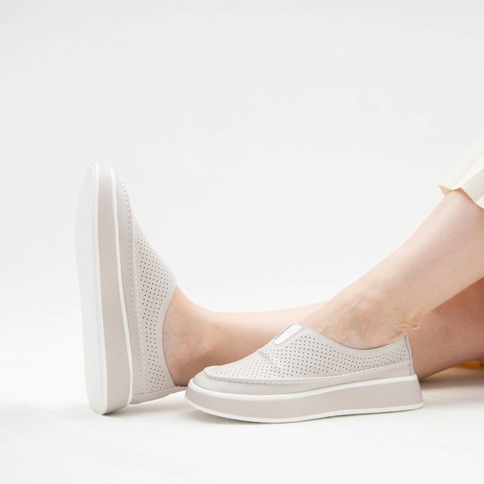 Deutz сұр жабық туфлиі DE16819-WB