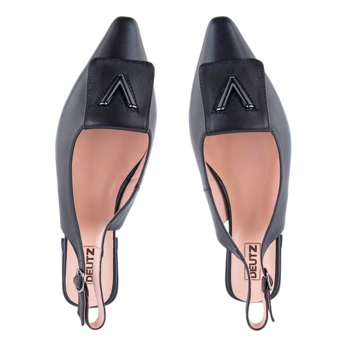 Deutz қара туфлиөкшесі ашық DE16824-WL