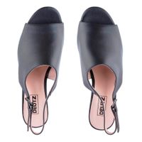 Deutz қара туфлиөкшесі ашық и носком DE16825-WB