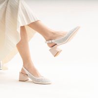 Deutz ақ туфлиөкшесі ашық DE16826-WB