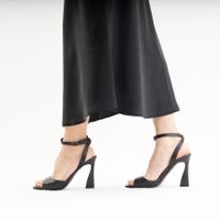 Respect қара тобықта түймелігі бар туфлилері IS56-173664