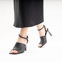 Respect қара тобықта түймелігі бар туфлилері IS56-173989