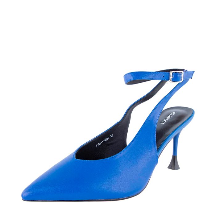 Синие туфли с открытой пяткой Respect IS56-174098