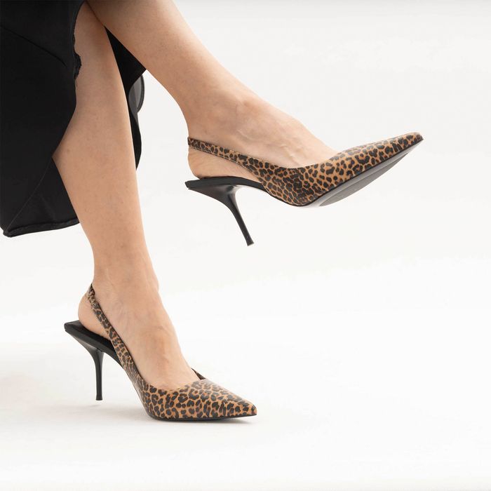 Мультиколорные туфли с открытой пяткой Respect IS56-179019