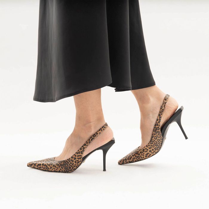 Мультиколорные туфли с открытой пяткой Respect IS56-179019