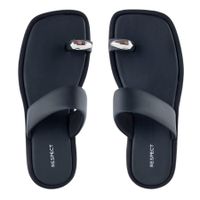 Чёрные пантолеты на каблуке Respect VK56-178082