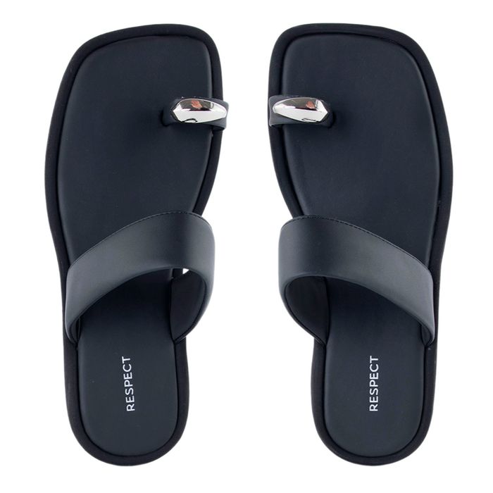 Чёрные пантолеты на каблуке Respect VK56-178082