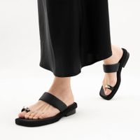 Чёрные пантолеты на каблуке Respect VK56-178082