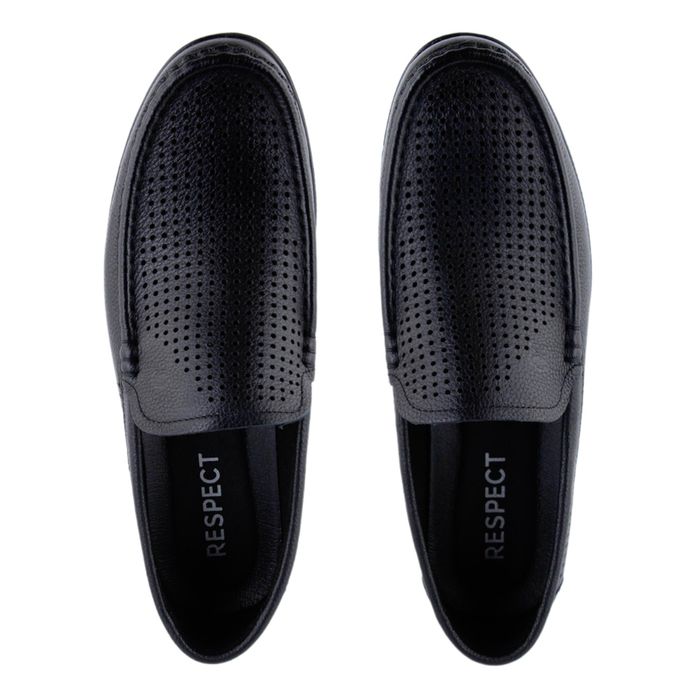 Respect қара мокасиндері VK63-175070