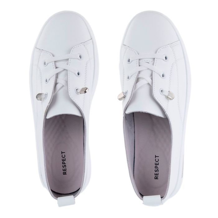 Respect ақ жартылай бәтеңкелері VK73-176695