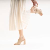 Respect сарғыш туфлиөкшесі ашық и носком VS56-177507