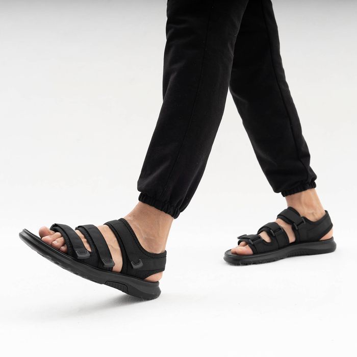 Чёрные сандалии Respect VS68-176489