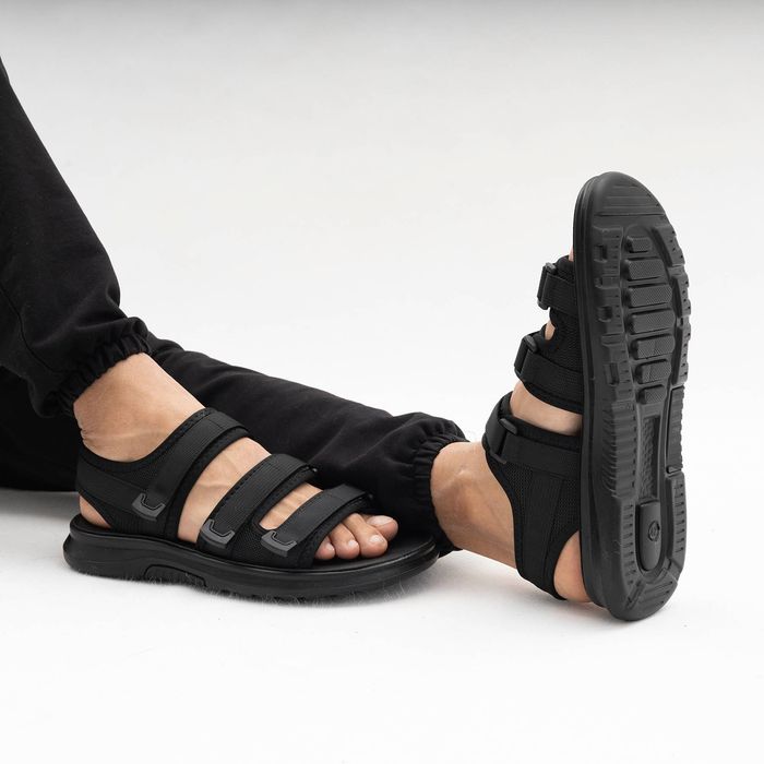 Чёрные сандалии Respect VS68-176489