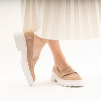 Бежевые лоферы Respect VS73-175542