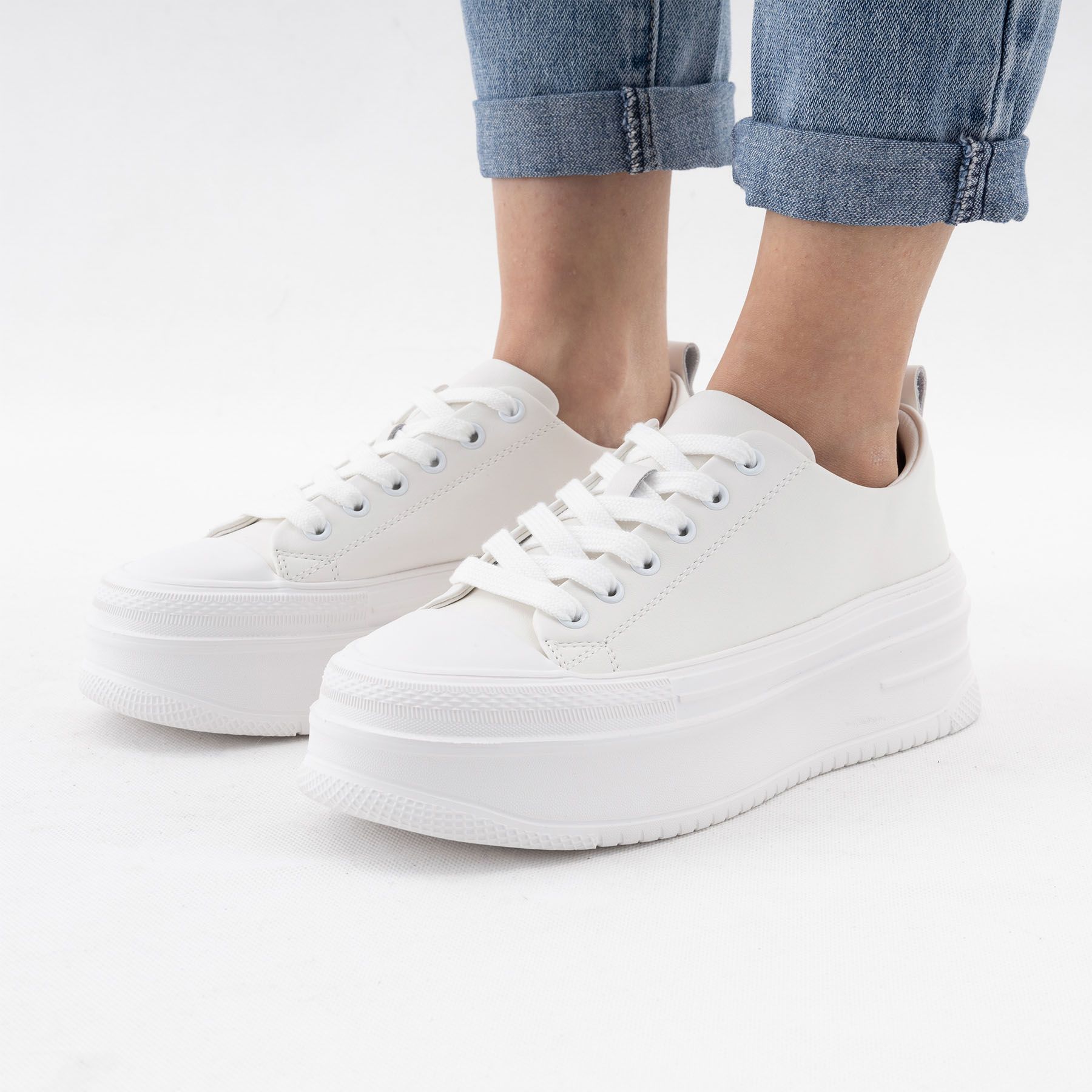 Белые кеды CorsoComo CC12993-WB