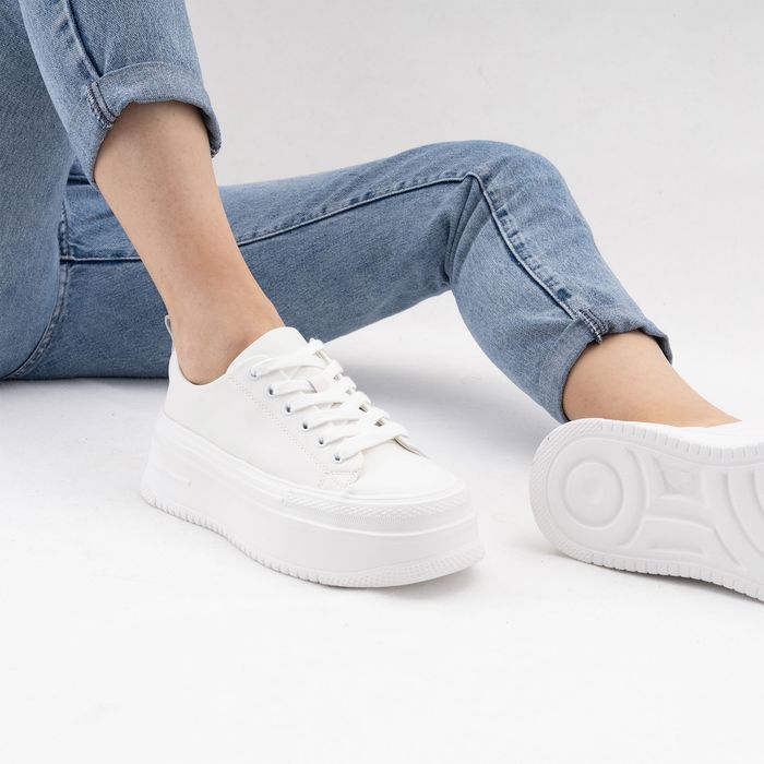 Белые кеды CorsoComo CC12993-WB